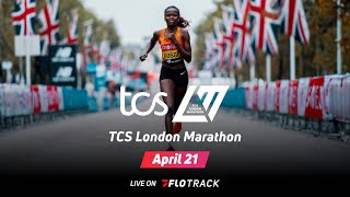 Live Preview TCS London Marathon 2024 FIRST HALF OF RACE [upl. by Eryt]