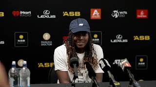 ASB Classic 2024 Coco Gauff post round 2 match press conference [upl. by Retsam]