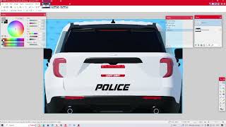 ERLC Simple Livery tutorial  PaintNET  ukpoliceplayz [upl. by Pelmas]