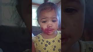 When the baby finds your lipstick ruined lipstick baby babyvideos makeup makeuptutorial lol [upl. by Umeko744]