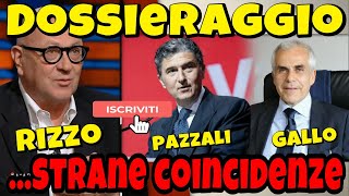 VIDEO Il giornalista Rizzo durissimo sul caso dossieraggio e nota uno strano filo conduttore [upl. by Llednor]