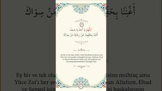 TEVHİDNAME 84 85 86 87 shorts short dua amin keşfet [upl. by Dicks]