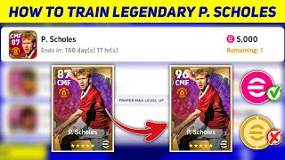 Paul Scholes Max Training Tutorial in eFootball 2023 Mobile [upl. by Gader]