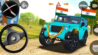 Thar new modified model II indian car simulator 3d I Thar stunt driving 🔥 3dAndroid gameplay 😈 [upl. by Aicilyhp768]