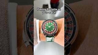 Jacobampco Casino Tourbillon Emerald a real Roulette on your luxury watch [upl. by Marlette732]