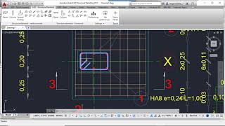 COMMENT FAIRE DE BON PLAN DARMATURE DE LA SEMELLE SUR ROBOT ET AUTOCAD STRUCTURAL DETAILING [upl. by Otreblanauj]