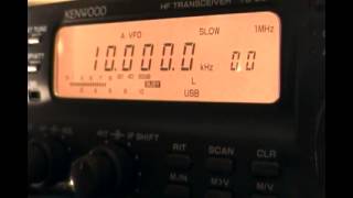 BPM Time Signal Station Xian China  10000 kHz [upl. by Sausa]