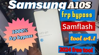 Frp bypass Samsung A10s frp bypass Samflash tool v41 free tool 1000 [upl. by Shanan968]