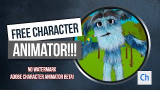 Become A Character Animator Using FREE Software  Adobe Character Animator Beta [upl. by Luna]