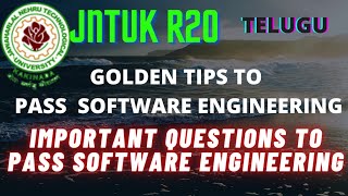 jntuk r20 software engineering important questions  software engineering important questions [upl. by Oakes554]