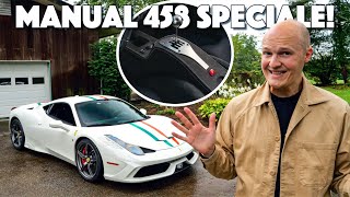 Driving The Worlds Only MANUAL Ferrari 458 Speciale [upl. by Airym]