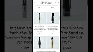 Lots of Berg Larsen saxophone and clarinet mouthpieces in stock Find them at brassandwindscom [upl. by Rapsag400]