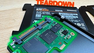 SAMSUNG 850 PRO 512GB vs 870 EVO 500GB  Teardown [upl. by Valerlan]