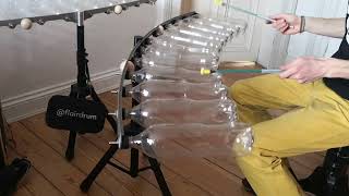 flairdrum 12stage  Plastic Bottle Instrument DIY Bottle Xylophone Recycled Instrument [upl. by Whalen]