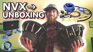 NVX Car Audio UNBOXING EXOs Complete Sound System Setup For 04 IMPALA Trunk Bass Install [upl. by Aicenev]