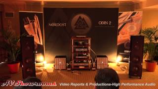 Nordost Cables Odin 1 vs Odin 2 live listening test and demo THE Show Newport [upl. by Marr855]