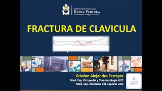 FRACTURAS DE CLAVICULA DR FERREYRA [upl. by Ymas]