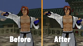 Retroarch upscaled and with shaders vs PS1 graphics Comparison [upl. by Gardas]