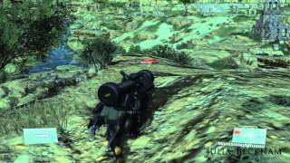 MGSV Mission 40  Neutralized Quiet with Nonfirearm attacks [upl. by Sarilda]