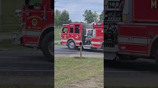 MechanicsvilleMD Engine Tanker 2 leaving control burn countrymusic firelife fyp firetruck [upl. by Lael827]