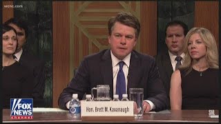 SNL premeires with Matt Damon as Brett Kavanaugh [upl. by Notsob]