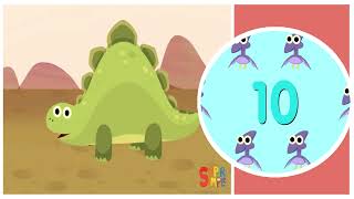 10 Little Dinosaurs  Kids Songs  Super Simple SongsACAPELLA [upl. by Hajin]