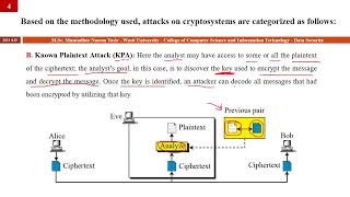 702 شرح COA  KPA  CPA  CCA  Attacks of Cryptosystems [upl. by Terle160]