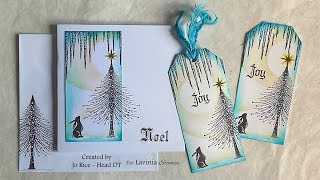 Pipin’s Christmas Joy by Jo Rice  A Lavinia Stamps Tutorial [upl. by Yerkovich335]