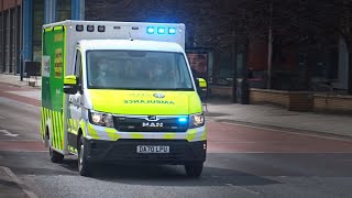 NEW  UNIQUE SJA MAN Ambulance Responding in Bristol Wave [upl. by Nhguav]