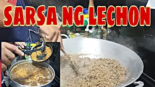 Cooking Lechon Sauce Pang Maramihan102 [upl. by Panter41]