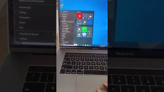 Windows in macbook Pro 2018 techtips short [upl. by Sunday]