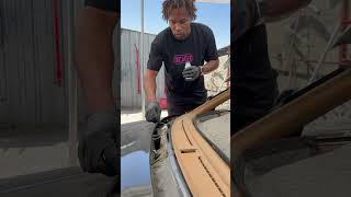 How to put Windshield primer on body autoglass [upl. by Phene]