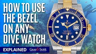 How to use a Diver’s Watch Bezel on any dive watch Tutorial [upl. by Eleazar]