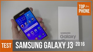 SAMSUNG GALAXY J3 2016  test par TopForPhone [upl. by Akcemat92]