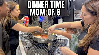 Family Cooking In The Kitchen Vlog I Weeknight Dinner for my family of 8 [upl. by Skricki]