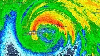 Eye Of Hurricane Irma Passing Over Florida Keys  HI Res Radar Animation Loop [upl. by Young]