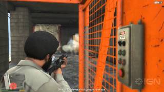 GTA 5 Walkthrough  The Construction Assassination [upl. by Kashden621]