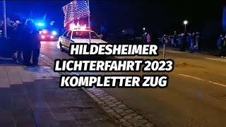 Lichterfahrt Hildesheim Lichterfahrt Hildesheim 17122023  Kompletter Auto Zug  Full HD [upl. by Langer]