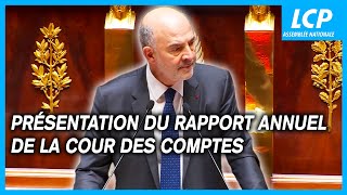 Pierre Moscovici  présentation du rapport annuel de la Cour des comptes  13032024 [upl. by Ahter]