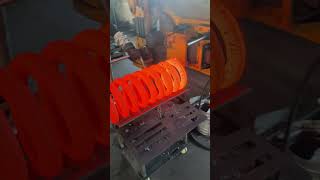 The process you may ever seen before inside the factory about the springs making machine process [upl. by Nelg]