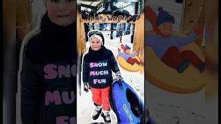 kids fun at the snow  skiing and tubing [upl. by Jacquenetta]