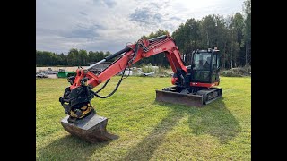 Köp  Grävmaskin Kubota KX0804 [upl. by Eiramasil]