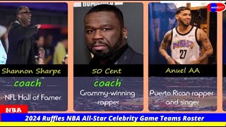 NBA AllStar Celebrity Game Roster 2024 [upl. by Elazaro]