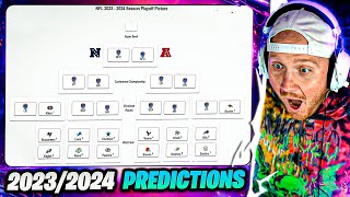 TIMTHETATMANS NFL 20232024 PLAYOFF PREDICTIONS [upl. by Mackenzie]