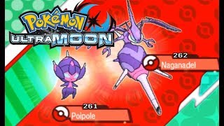 Pokemon Ultra Moon  Evolving my Poipole to Naganadel [upl. by Ysnap]