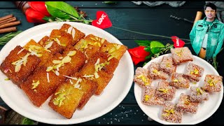 हलवाई से सीखे ब्रेड की मिठाई बनाना  Sweet Recipe  How To Make Bread SweetAt Home  Shahab Foods [upl. by Benito]