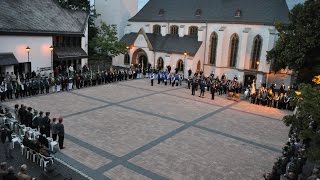 Großer Zapfenstreich Schützenverein mit Ehrungen in Kastellaun [upl. by Eeraj]