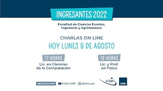 Ingresantes 2022  Lic y Prof en Física [upl. by Lance485]