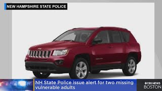 NH State Police issue alert for two missing vulnerable adults [upl. by Ahsiat]