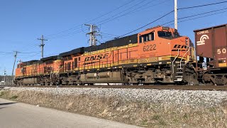 Heavy Coal Train Arriving At River Terminal In Kenova West Virginia Trains amp Abandoned Coal Terminal [upl. by Sueddaht]